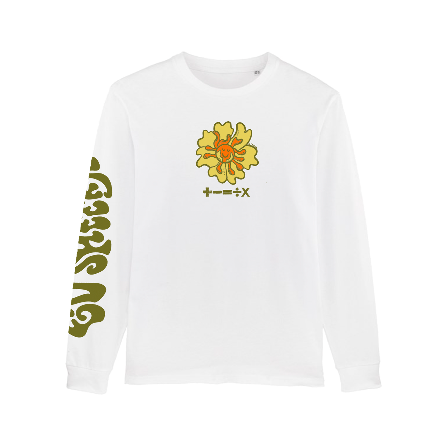 Flower Head Longsleeve T-Shirt – Ed Sheeran Flower Head Longsleeve T-Shirt – Ed Sheeran