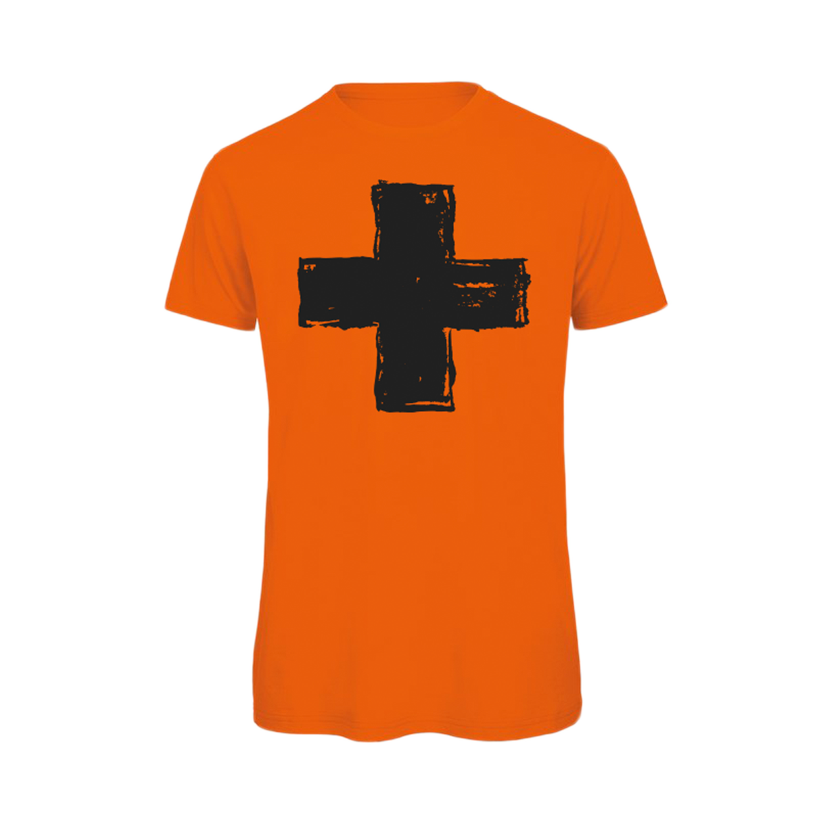 Orange '+' Tee