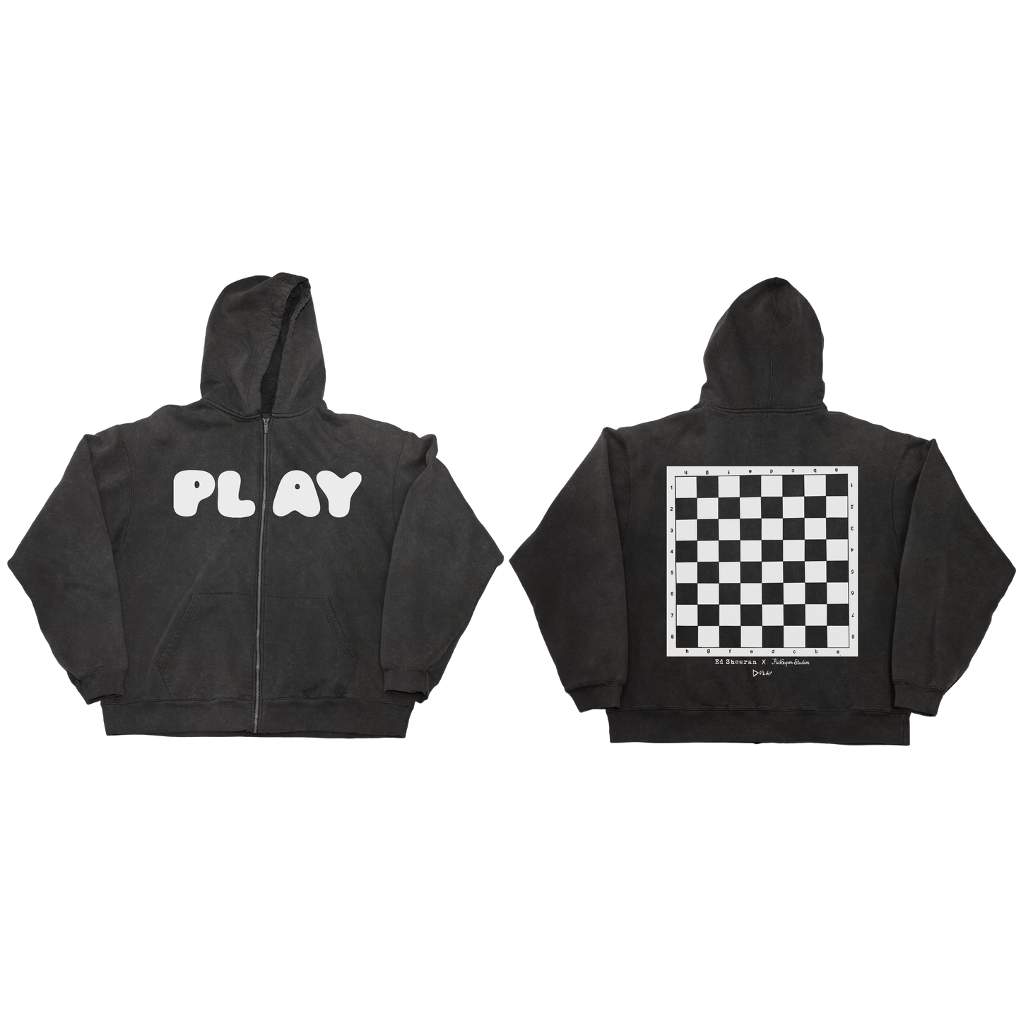 Play x KidSuper Black Zip-Up