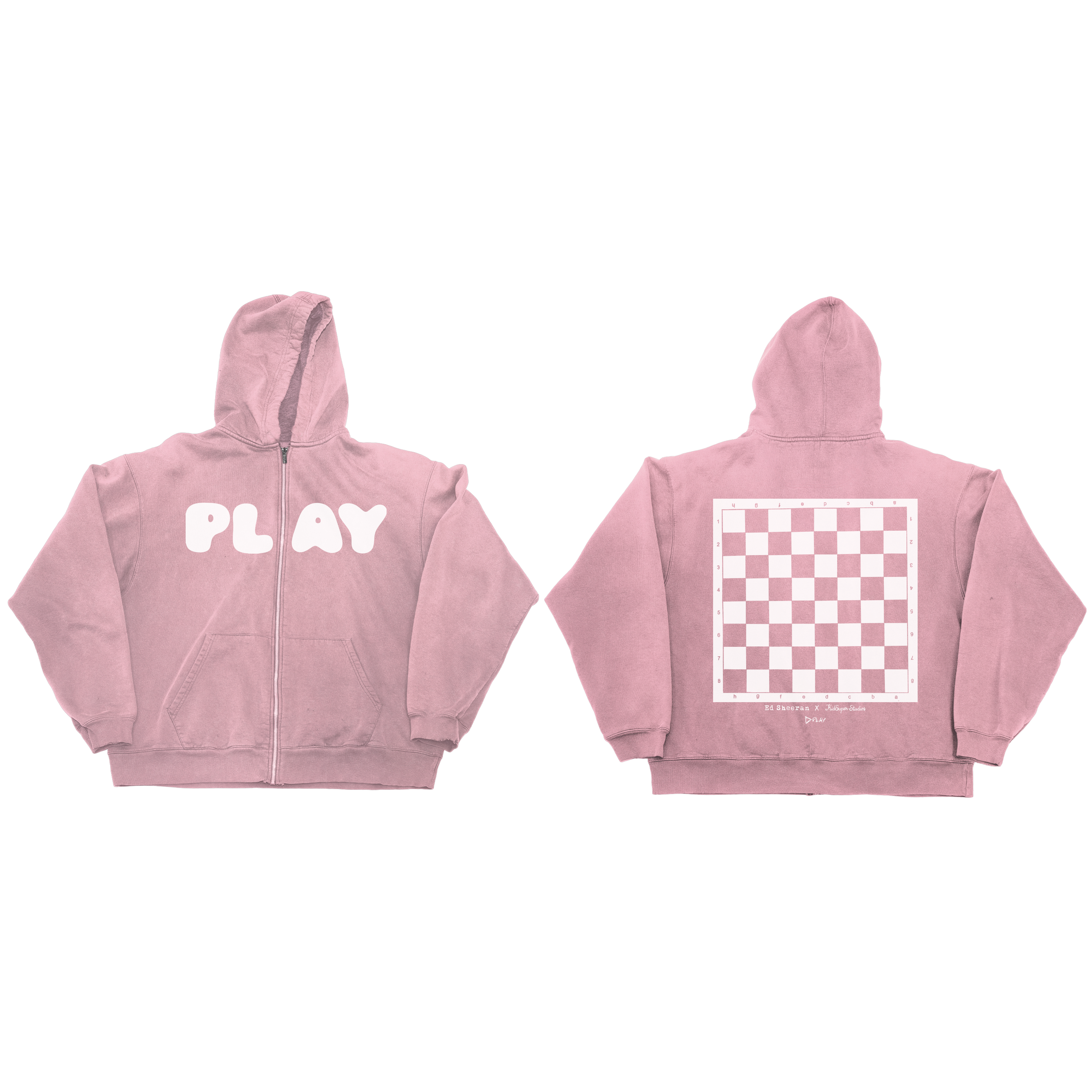 Play x KidSuper Pink Zip-Up – Ed Sheeran