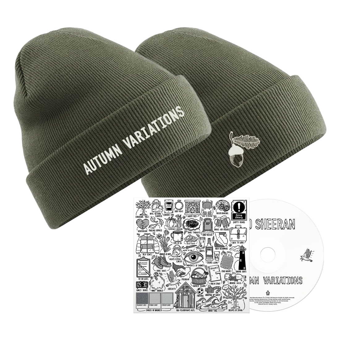 Autumn Variations CD and Beanie