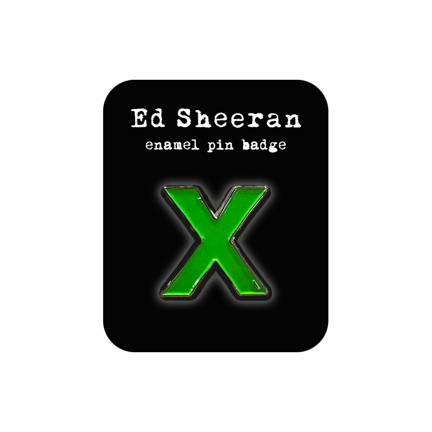 X Anniversary Limited Edition Pin Badge – Ed Sheeran