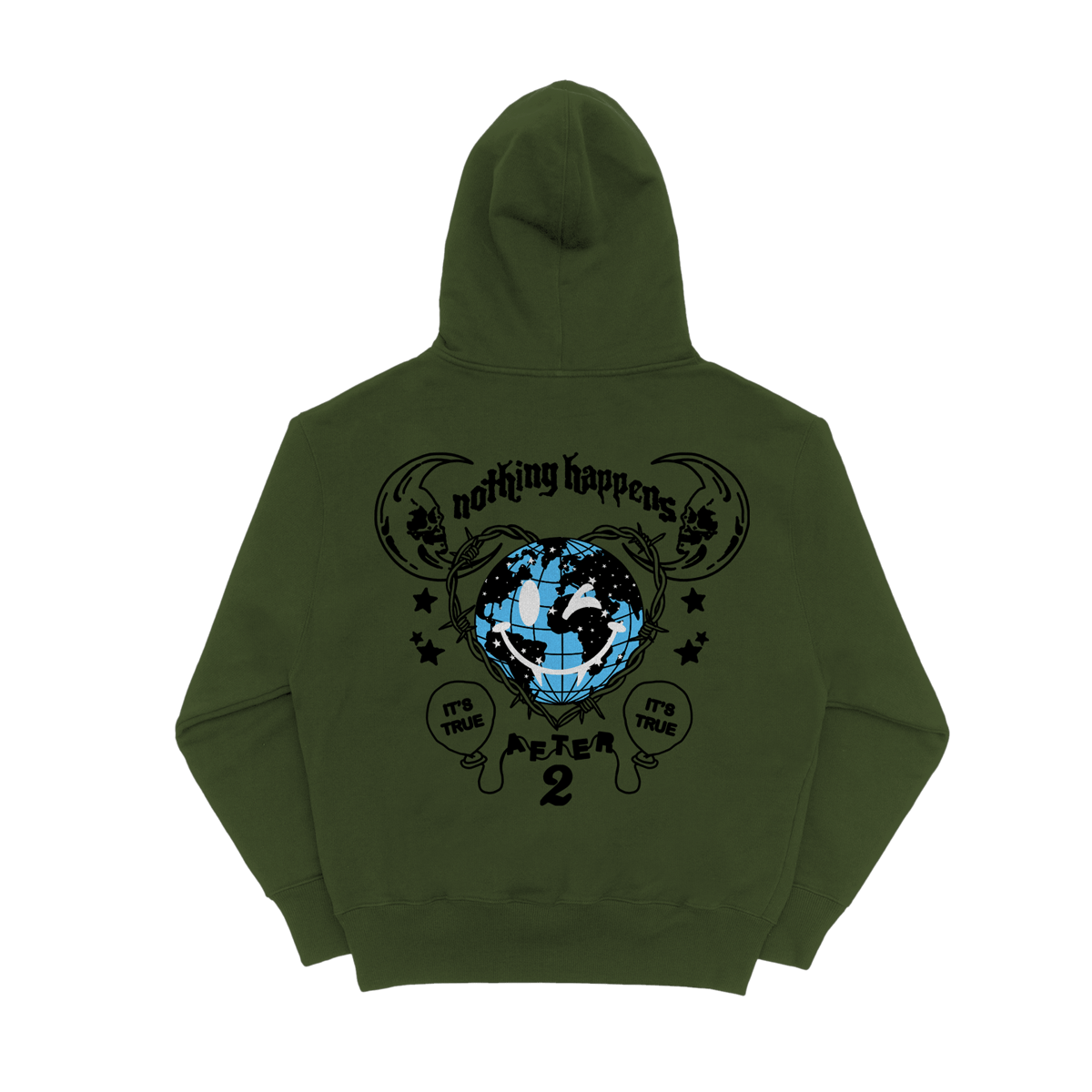 True After Green Hoodie