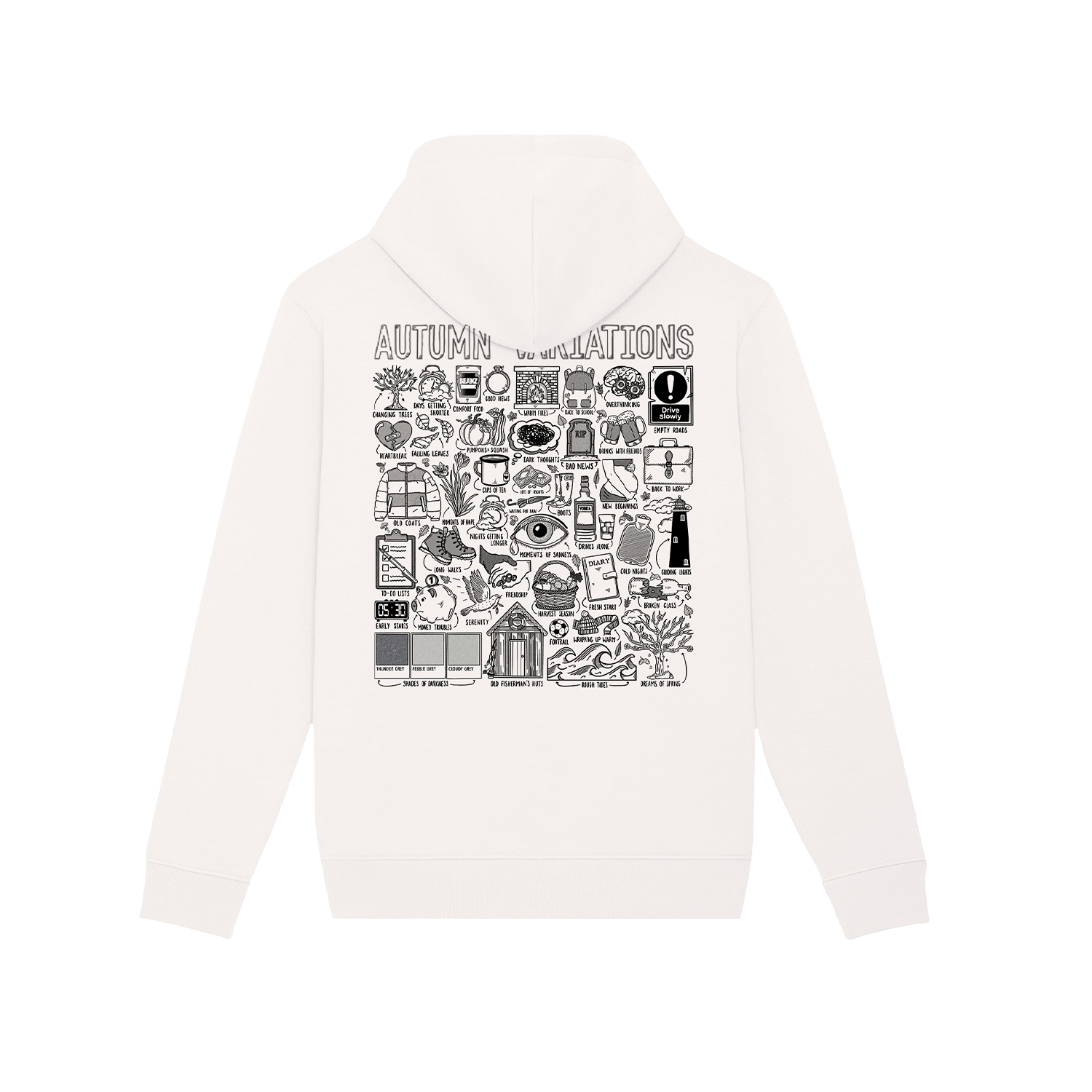 Autumn hoodie top