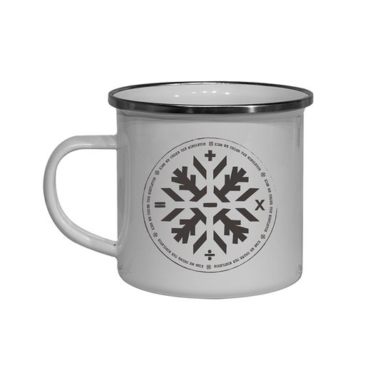 Snowflake Enamel Mug