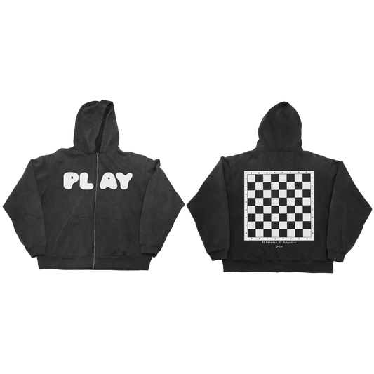 Play x KidSuper Black Zip-Up
