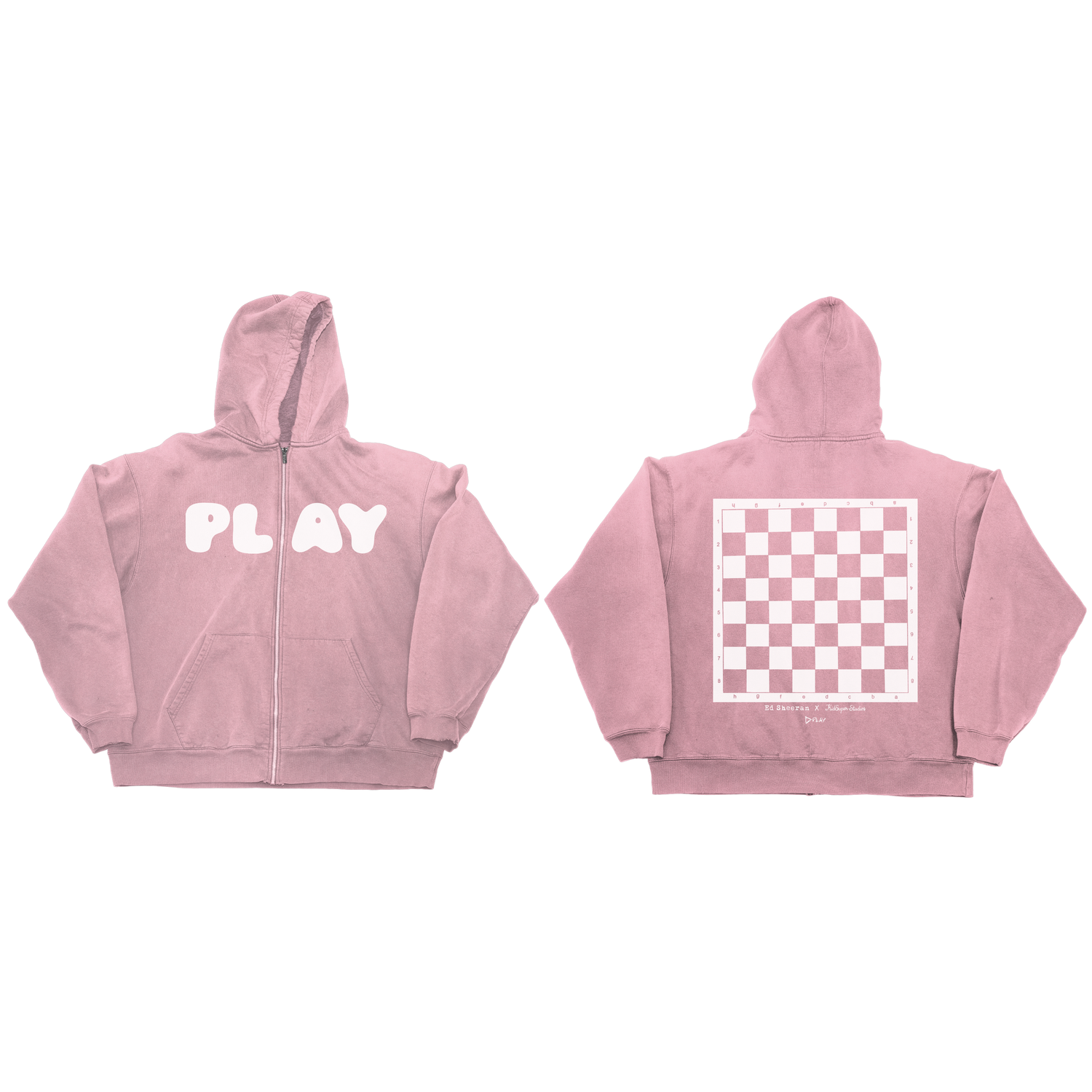 Play x KidSuper Pink Zip-Up – Ed Sheeran Play x KidSuper Pink Zip-Up – Ed Sheeran