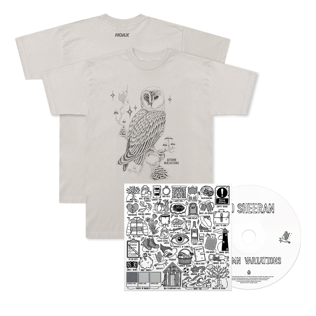 Autumn Variations CD and T-Shirt