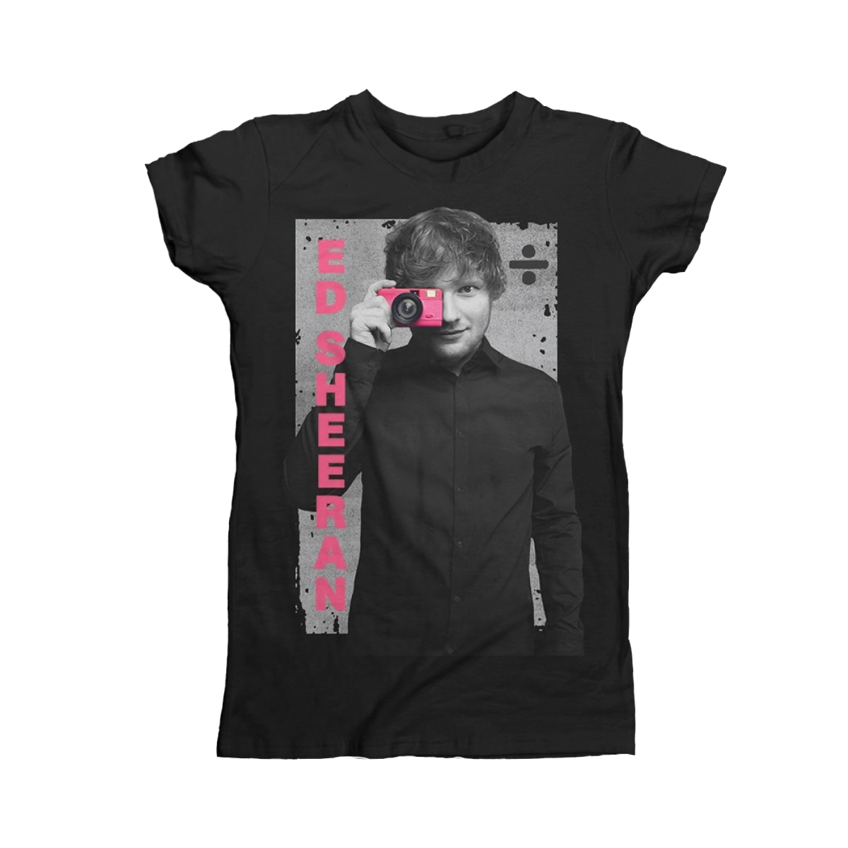 Camera Photo T Shirt Girls Ed Sheeran camera-photo-t-shirt-girls-ed-sheeran