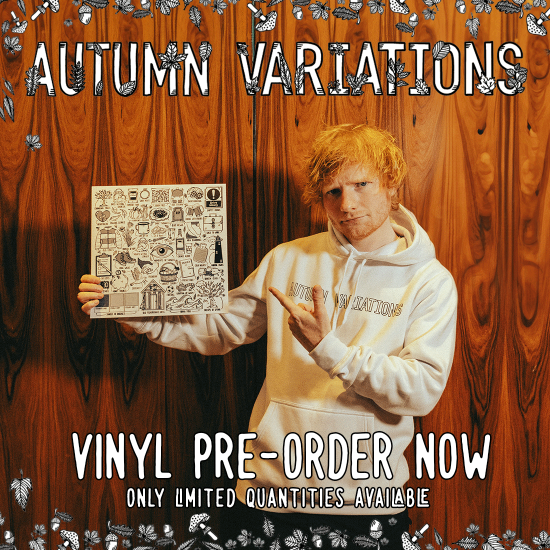 Look: Ed Sheeran announces 'Autumn Variations' album 