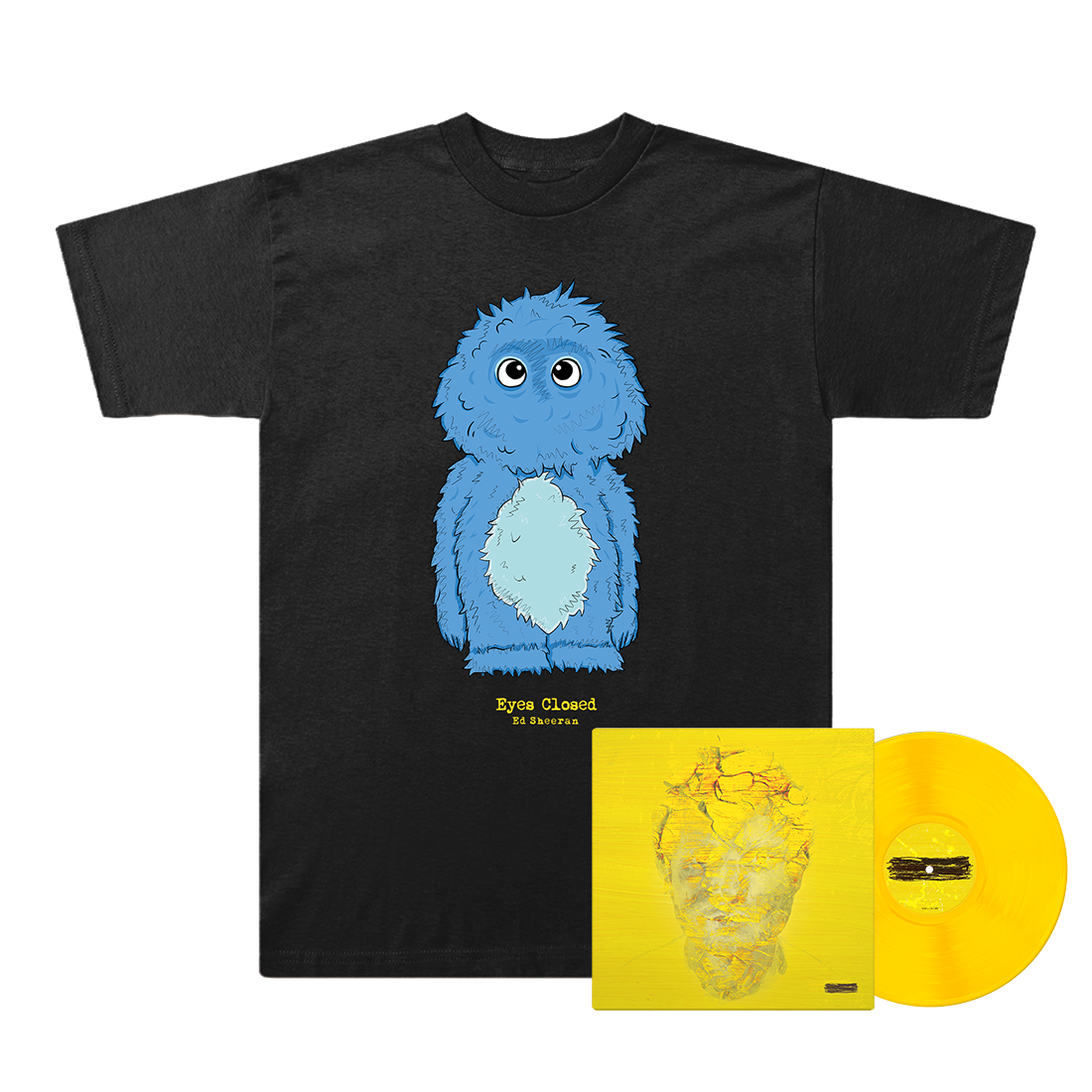 Subtract Yellow Vinyl and Monster T-Shirt