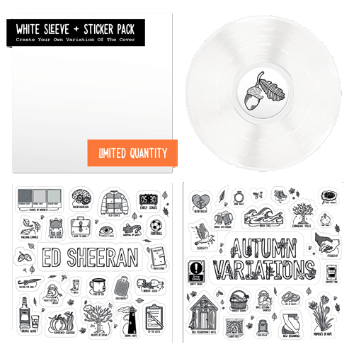 Autumn Variations Sticker Sheet Vinyl – Ed Sheeran