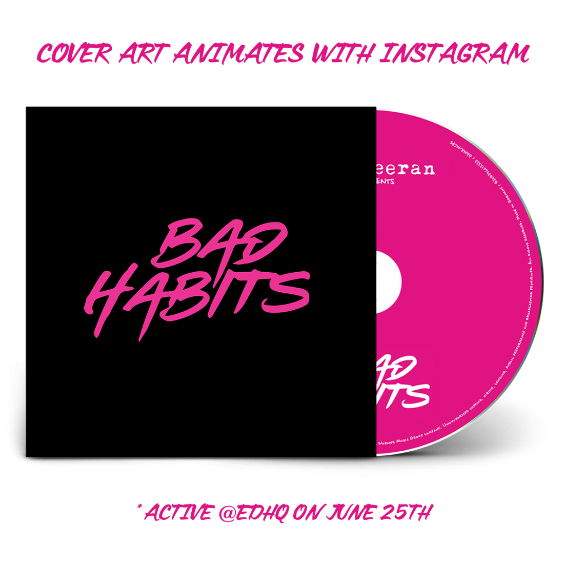 Bad Habits Digitally Animated Cd Single Ed Sheeran