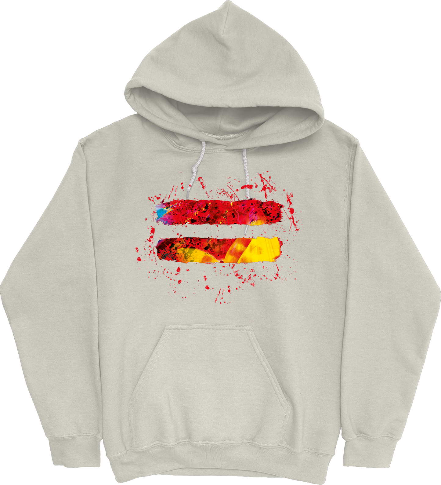= Splatter Hoodie Sand