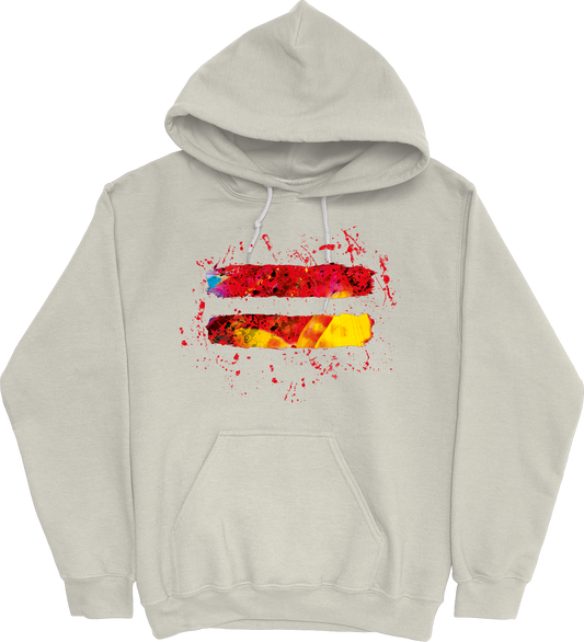= Splatter Hoodie Sand